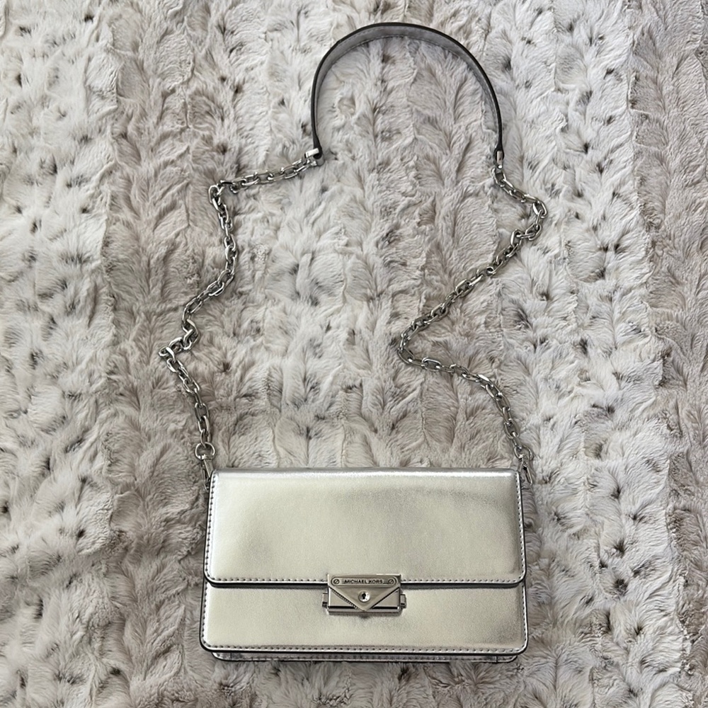 Michael Kors Silver Crossbody